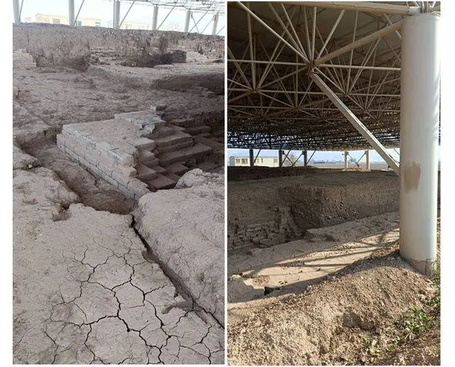 
وضعیت «دروازه تخت جمشید» پس از باران‌های فصلی
