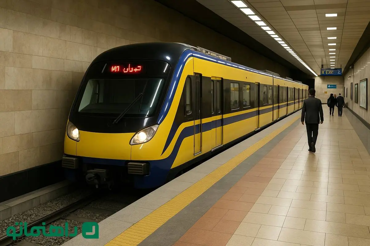 راهنمای سفر به اماکن تاریخی با خط یک مترو تهران 1404 + نقشه جدید مترو تهران