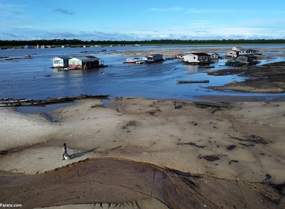 خشکسالی در آمازون برزیل + ویدئو