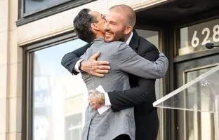 سورپرایز ۲۶ میلیون دلاری ستاره آمریکایی برای دیوید بکام + تصویر