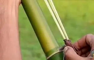 ساخت کمان با چوب بامبو! + ویدئو