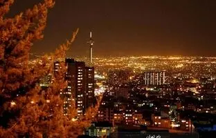 تایم‌لپس تهران در شبی که گذشت + ویدئو