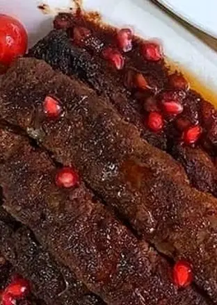  طرز تهیه کباب تابه ای با سس انار و گردو با طعمی ملایم 