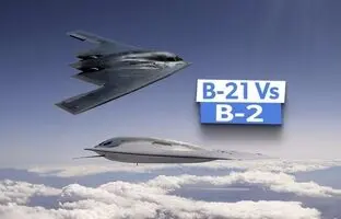 ۵ تفاوت کلیدی دو بمب افکن پنهانکار B-21 Raider و B-2 Spirit ساخت نورثروپ گرومن