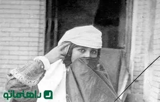 چشمان متفاوت یک زن قاجاری + عکس
