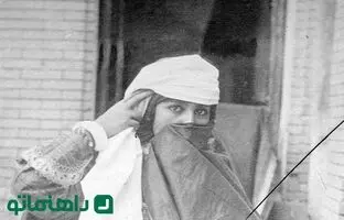 چشمان متفاوت یک زن قاجاری + عکس