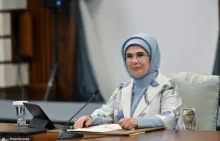 دیدار همسر اردوغان با همسر جولانی + ویدئو