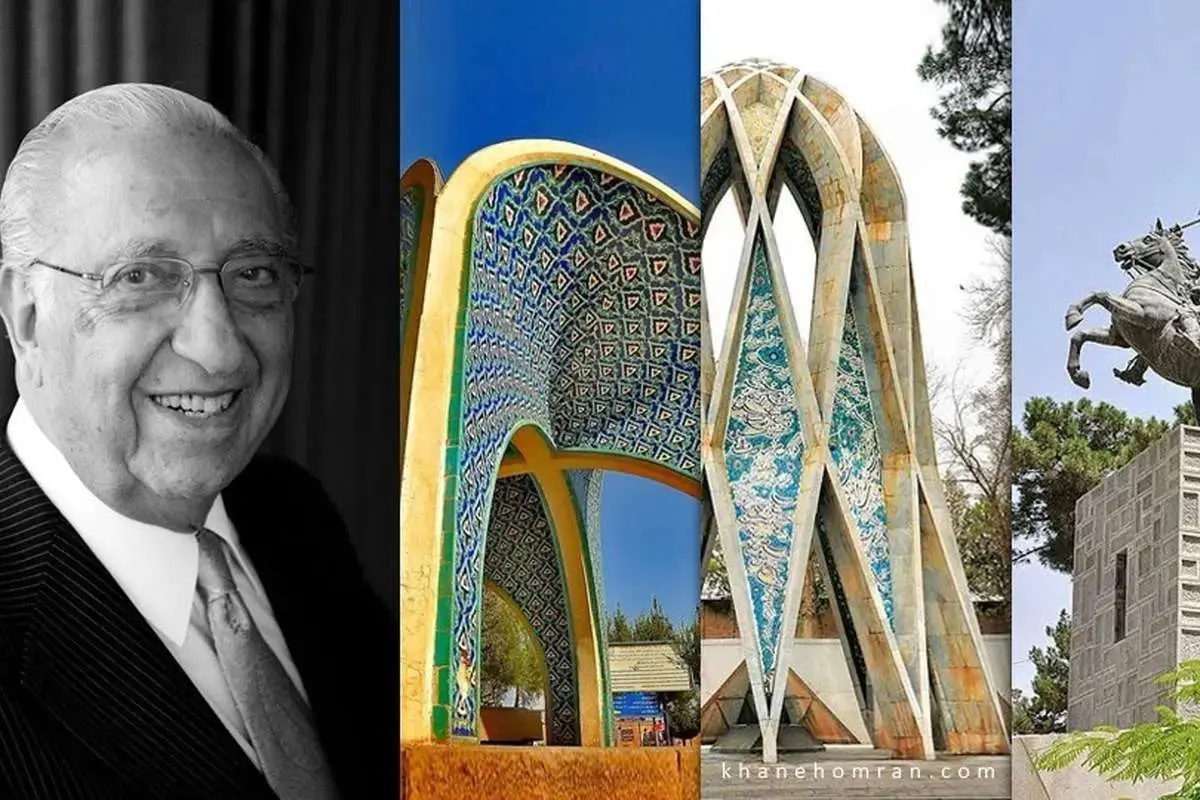  معمار آرامگاه خیام، فردوسی و کمال‌الملک کیست؟ 