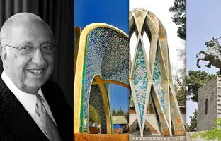  معمار آرامگاه خیام، فردوسی و کمال‌الملک کیست؟ 