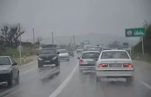 هشدار؛ بارش باران در جاده‌های ۱۳ استان