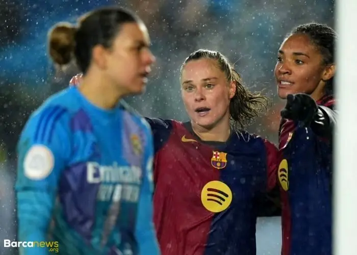 زنان بارسلونا با 5 گل رئال مادرید را در نیمه نهایی تحقیر کردند!