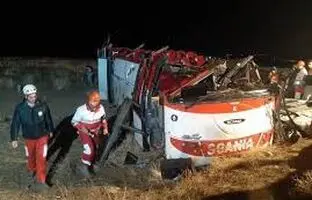جزییات واژگونی ماشین حامل دانش آموزان نخبه 