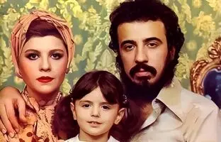 مراسم عروسی «علی حاتمی و زری خوشکام»؛ سال 1350 + عکس