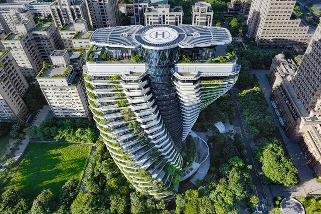 این ساختمان شبیه DNA است!