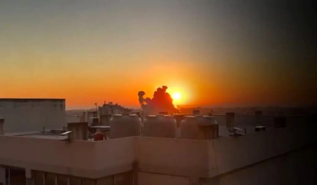 (ویدئو) لحظه حمله اسرائیل به مقر فرماندهی حزب الله از زاویه‌ای جدید که وایرال شد