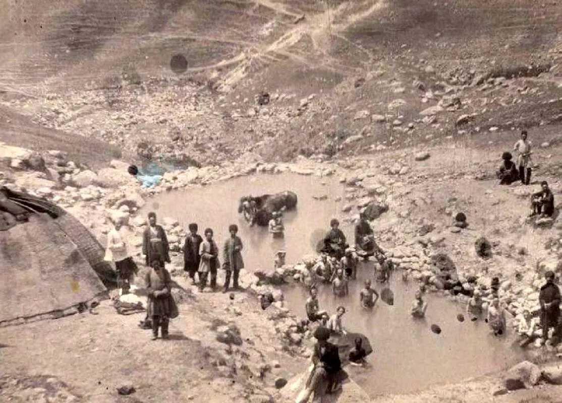  سفر به ایران قدیم؛ آبگرم سرعین در دوران قاجار + تصویر