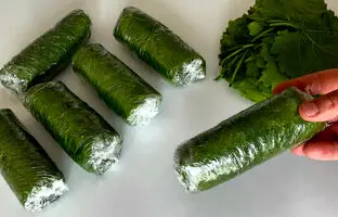  چگونه برگ مو را فریز کنیم؟