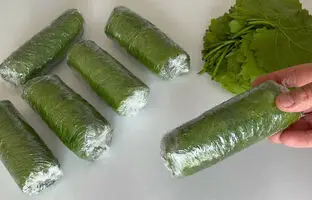  چگونه برگ مو را فریز کنیم؟