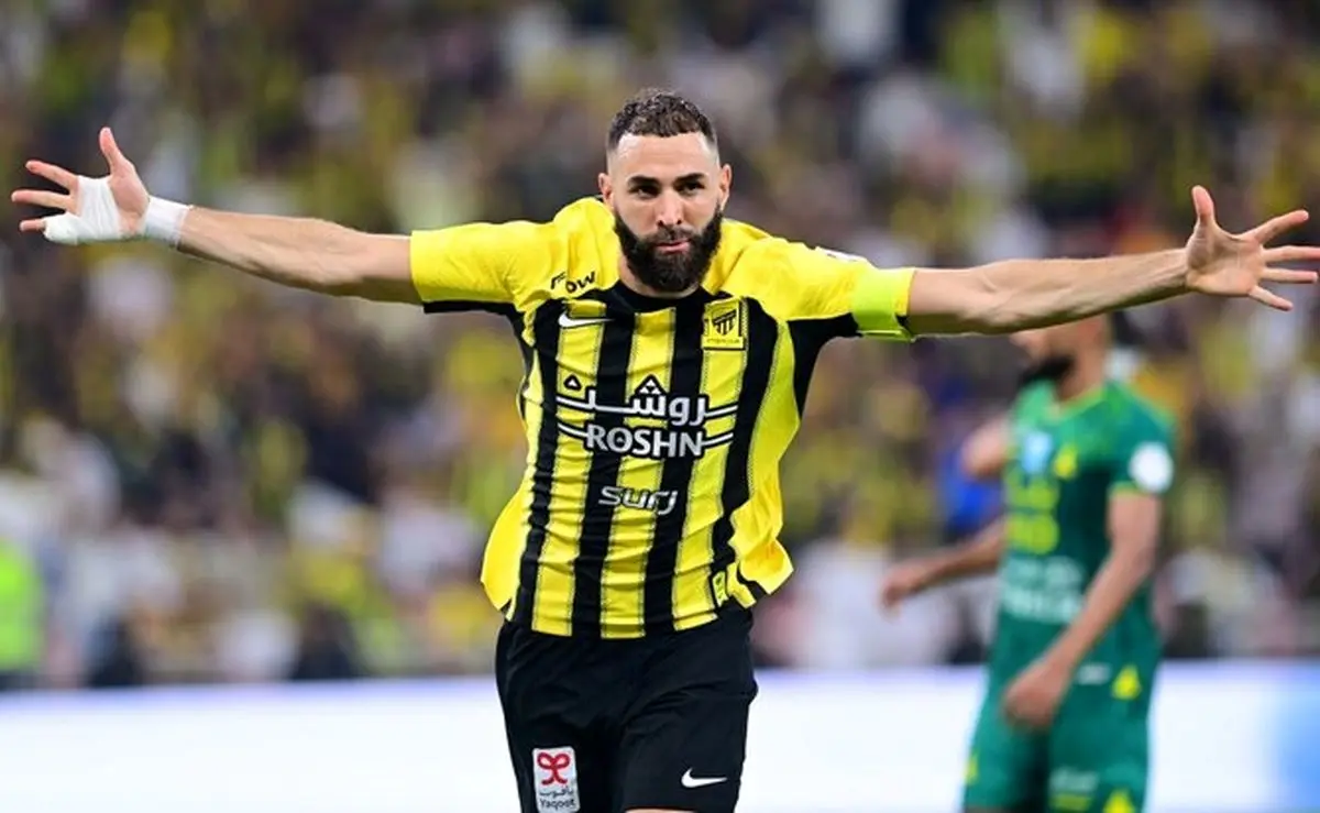  اولین قهرمانی بنزما در عربستان؛ الاتحاد فاتح لیگ روشن شد 