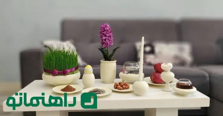 راهنمای سفره هفت سین ۱۴۰۴؛ چیدمان سفره هفت سین به سبک مینیمال