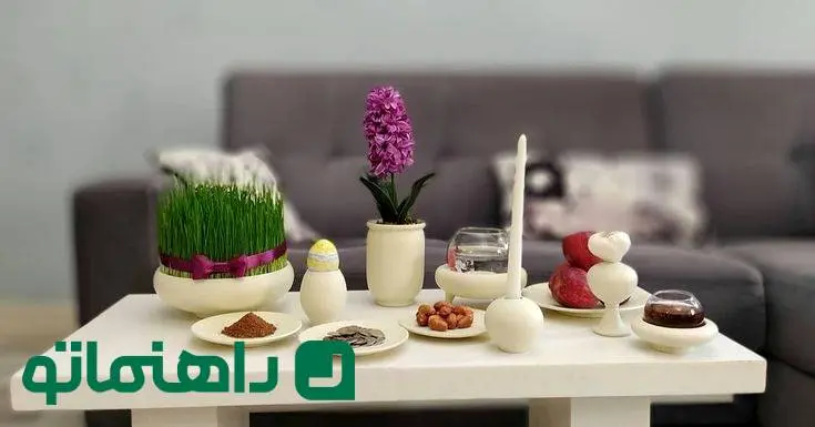 راهنمای سفره هفت سین ۱۴۰۴؛ چیدمان سفره هفت سین به سبک مینیمال