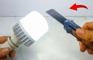  ترفندی ساده برای تعمیر لامپ LED + ویدئو