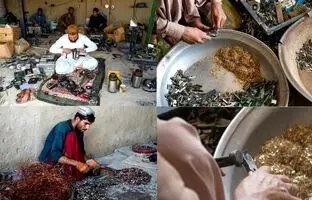 (ویدئو) استخراج طلا از وسایل الکترونیکی ژاپنی در افغانستان