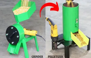 چگونه یک دستگاه آسیاب ذرت در خانه درست کنیم؟ + ویدئو