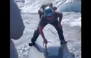 در طبیعت‌ هرگز به چاله‌های آب اعتماد نکنید + ویدئو