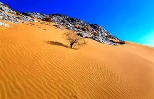 نقطه ای در خراسانی جنوبی که کویر و کوهستان به هم گره می خورد + تصاویر