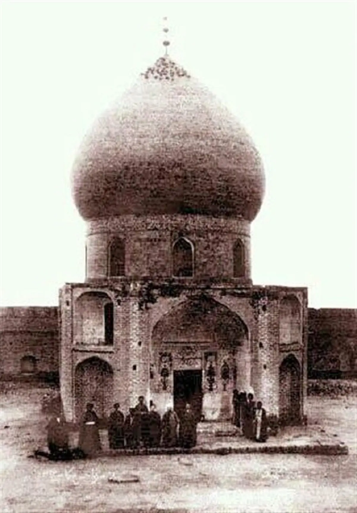 عکسی دیدنی از مرقد امام حسین(ع) - کربلا ١١٢ سال پیش 