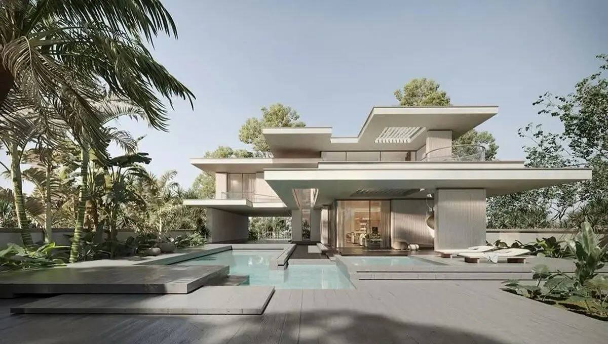 معماری حرفه ای برای یک ویلا در کردان