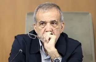 بغض پزشکیان با دیدن عکس همسر مرحومش + ویدئو