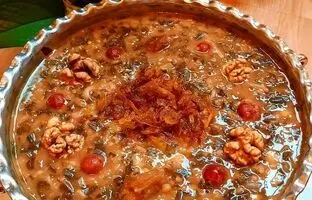طرز تهیه آش میوه مجلسی با میوه تازه و خشک