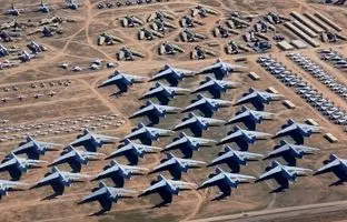 اینجا گورستان هواپیماهای نظامی امریکاست! +ویدیو
