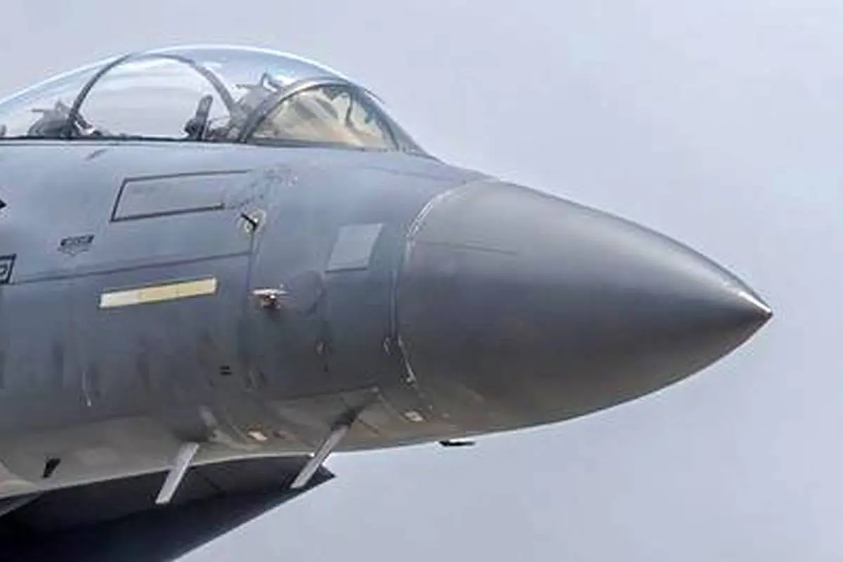 اوج‌گیری استرایک ایگل؛ پرواز F-15E از پایگاه آمریکایی در خاک بریتانیا + عکس