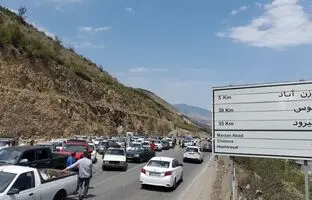 محورهای چالوس و آزاد راه تهران - شمال یکطرفه شد