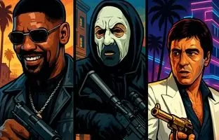  ۱۰ فیلم برای طرفداران بازی‌های GTA