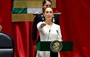  اولین رئیس جمهور زن مکزیک سوگند خورد