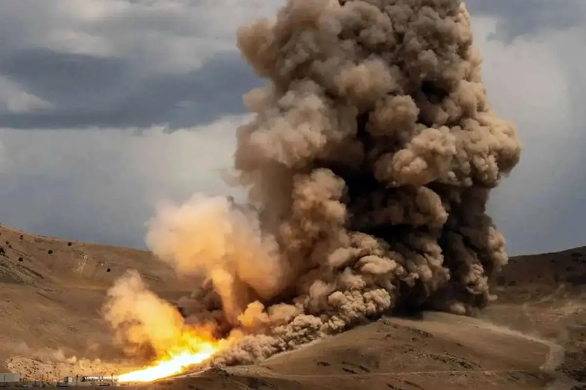 انفجار موتور موشک ناسا در نخستین آزمایش زمینی + ویدئو