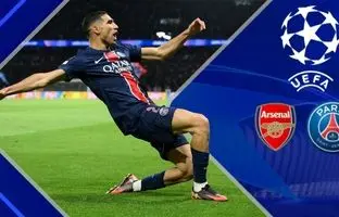 خلاصه بازی پاری‌سن‌ژرمن 2 - آرسنال 1 +ویدئو