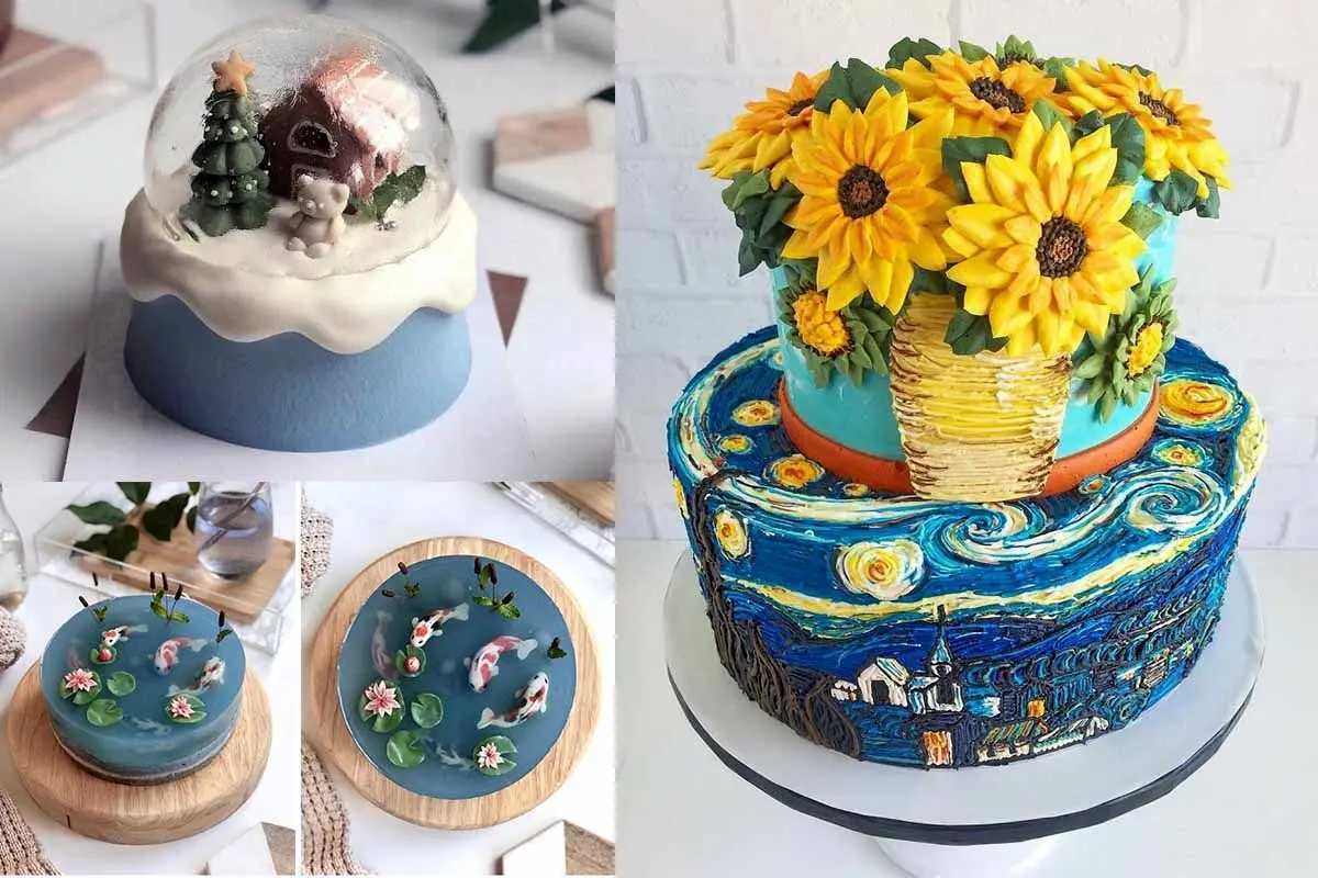 کیک‌هایی که از فرط زیبایی دوست ندارید هرگز خورده شوند! 