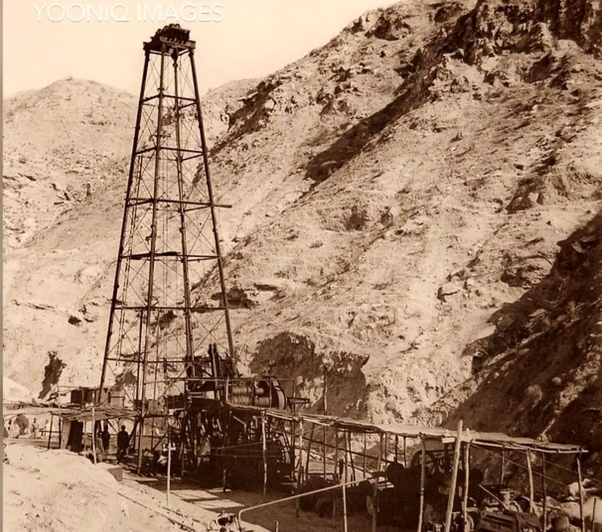 اولین چاه نفت ایران + تصویر