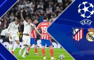 خلاصه بازی رئال مادرید 2 - اتلتیکو مادرید 1 + ویدئو