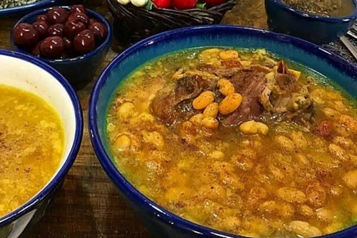 گوشت لوبیای کاشان، شام شب خانه رونالدو + عکس