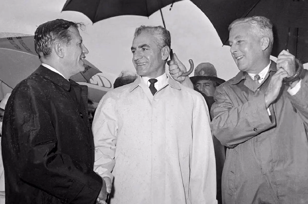 عکس قدیمی؛ دیدار «محمدرضا پهلوی و پادشاه بلژیک» در سال 1343 