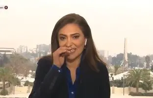 بغض خانم خبرنگار که پس از ۱۴ سال از دمشق گزارش داد + ویدئو