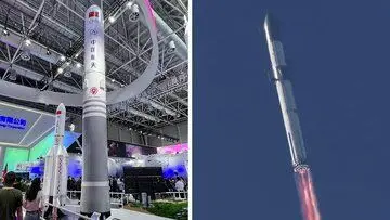  ساخت کپی موشک استارشیپ در چین + عکس