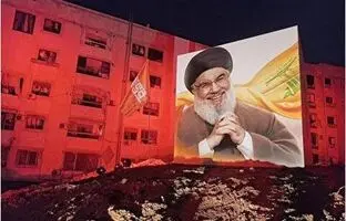  تصاویر مخفیانه؛ دقایقی پس از لحظه انفجار محل شهادت سید حسن نصرالله + ویدئو