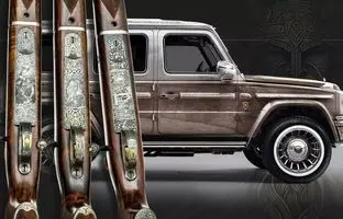 این مرسدس بنز محبوب با چهار تفنگ به فروش می‌رسد 